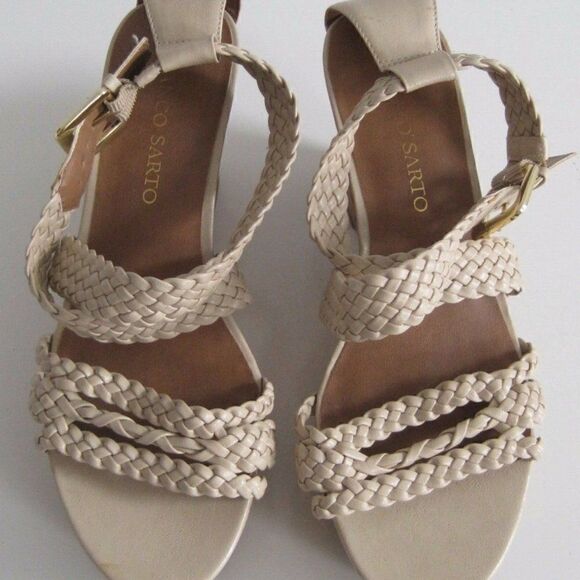 Franco Sarto Shoes Womens 8.5 Espadrille Sandals - Picture 2 of 5